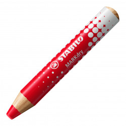 STABILO MARKdry Rouge Crayon Marqueur