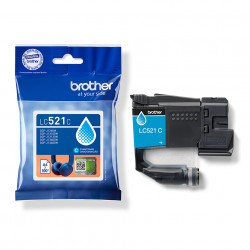 BROTHER LC521C Cartouche Cyan 500 pages