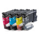 BROTHER LC521VAL - Pack de 4 cartouches d'encre (Noir, Cyan, Jaune, Magenta) - 500 pages