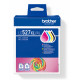 BROTHER Pack 4 Cartouches Encre LC527XLVAL N,C,M,Y 1x3000+3x2000pages