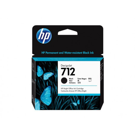 HP Cartouche Encre 712 Noir 80ml