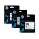 HP Pack 3 Cartouches Encre 712 Magenta 3x29ml