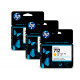 HP Pack 3 Cartouches Encre 712 Jaune 3x29ml