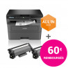 BROTHER Pack DCP-L2627DWXL MFP Laser Monochrome + 2 toners + garantie