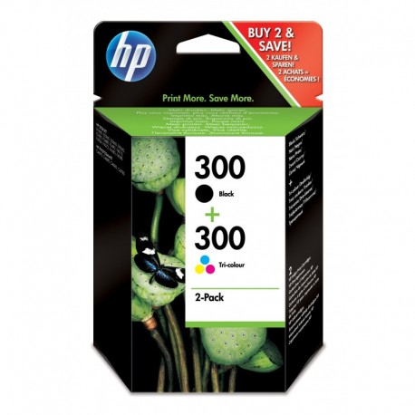 hp 300 pack 2 cartouches