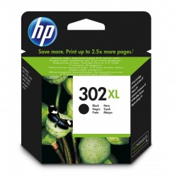 HP 302 Cartouche d'encre Noir authentique (F6U66AE)