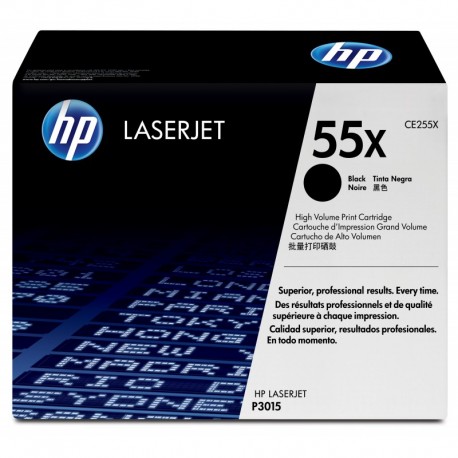 HP 55X Toner Noir Haute Capacité 12500 pages