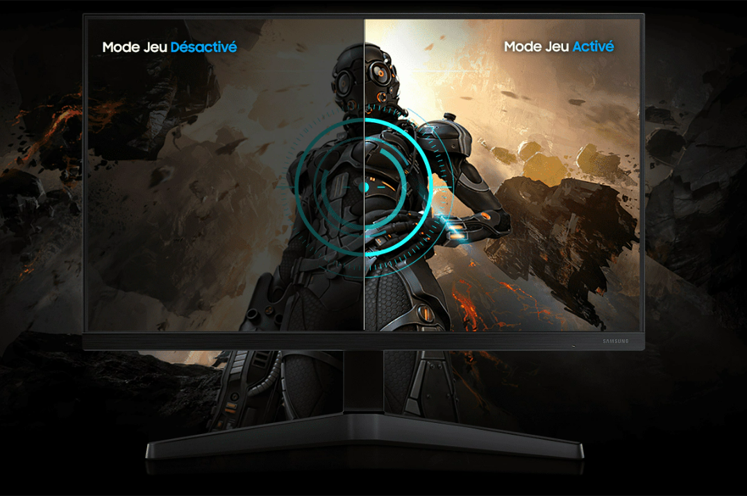 Mode jeu Samsung LF24T350FHR