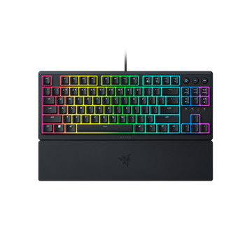 RAZER Ornata V3 Tenkeyless - Clavier de jeu AZERTY - Switches Méca-Membrane - Repose-Poignet Magnétique - Touches en ABS