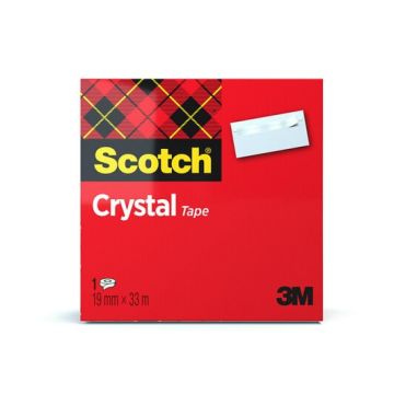 SCOTCH Rouleau de ruban adhésif CRISTAL 600 19mmx33m