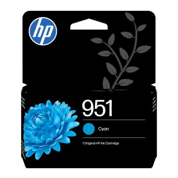 HP Cartouche encre 951 Cyan 535 pages