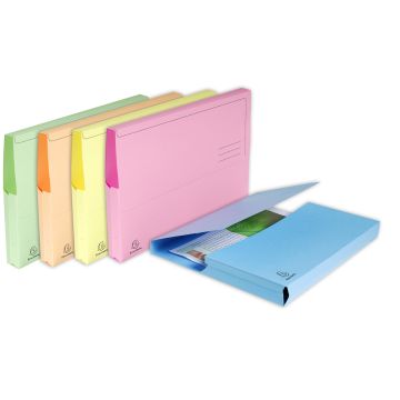 EXACOMPTA Paquet de 50 chemises poche SUPER 210 - 24,5x32,5cm - Couleurs assorties