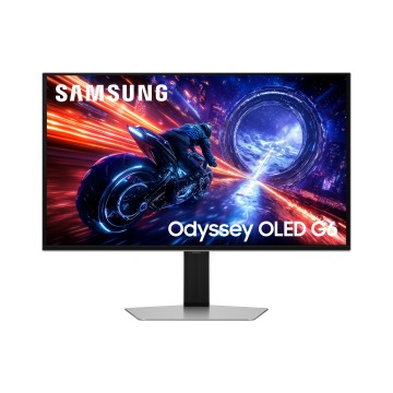 Ecran 27'' Samsung Gaming ODYSSEY G6 - G60SF Noir OLED 2560x1440 16:9 500Hz 0.03ms 300cd/㎡ 2xHDMI DP Pied HAS r&eacute;glab incli orient pivot 