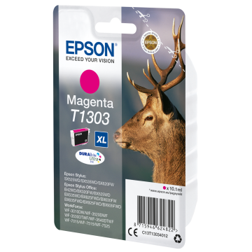 EPSON Cartouche Cerf T1303 Encre DURABrite Ultra Magenta XL 10,1ml
