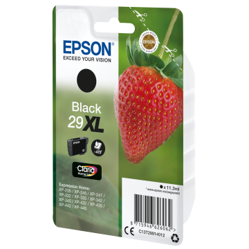 EPSON Cartouche Fraise 29XL Encre Claria Home Noir 11,3ml
