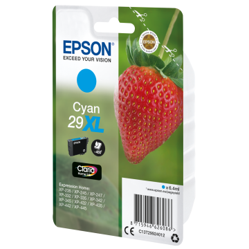 EPSON Cartouche Fraise 29XL Encre Claria Home Cyan 6,4ml
