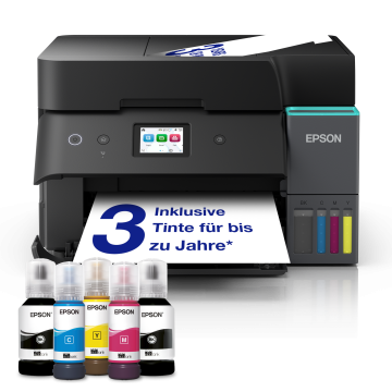 EPSON ET-4950 MFP 4en1 JE couleur A4 rechargeable 18/9ppm, R-V imp/scan,chargeur 30f, Ethernet, Wifi,Wifi-direct,USB, bac 250f, LCD 6,1cm