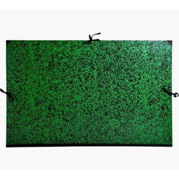 EXACOMPTA Carton à dessin Annonay avec rubans 75x105 cm - Pour format B1 - Vert