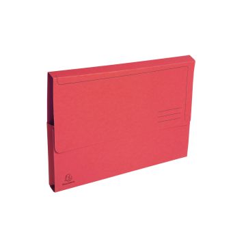 EXACOMPTA Paquet de 50 chemises poche coloris vifs Forever - 24,5x32,5cm - Rouge