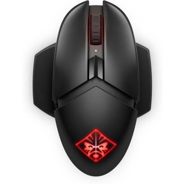 Souris sans fil OMEN HP Photon Mouse Noire/Rouge, 11 boutons programmables 16000 dpi