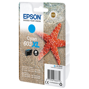 EPSON Cartouche Etoile de Mer 603XL Encre Cyan 4ml