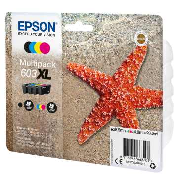 EPSON Multipack Etoile de Mer 603XL N,C,M,Y 20,9ml