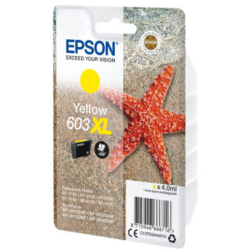 EPSON Cartouche Etoile de Mer 603XL Encre Jaune 4ml