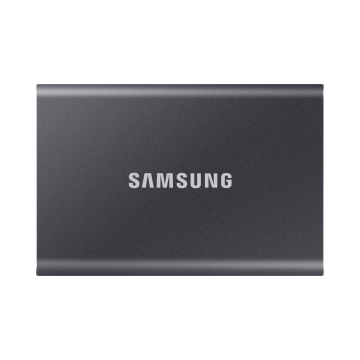 SSD EXT SAMSUNG T7 4To gris titane USB 3.2 Gen 2 Lecture 1050 Mo/s Ecriture 1000 Mo/s MU-PC4T0T/WW