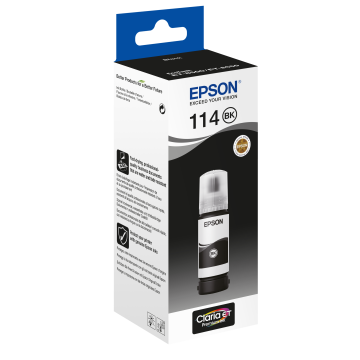 EPSON Bouteille encre Ecotank 114 Noir Pigment 70ml