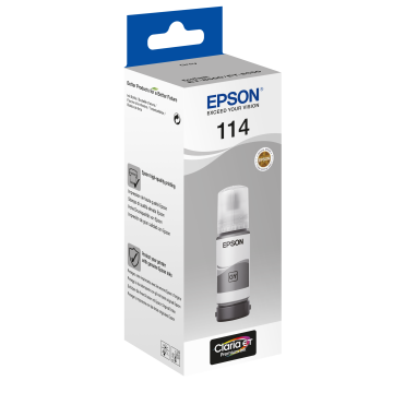 EPSON Bouteille encre Ecotank 114 Gris 70ml
