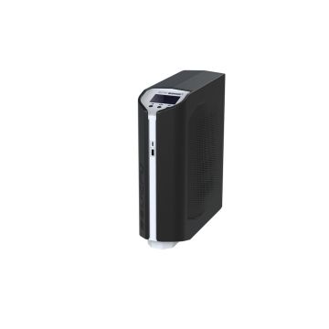SALICRU Onduleur SPS 750 SOHO +, Line-Interactive 750VA, Tour, LCD rétroéclairé, 2 prises chargeur USB (A&C), 4 prises SCHUKO/FR, port USB (HID), Noir