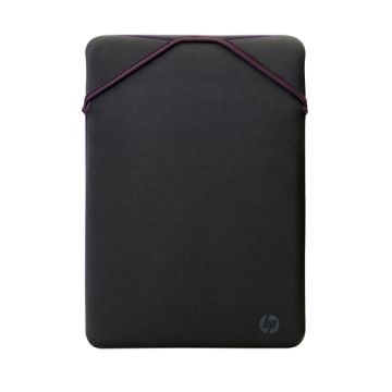 Housse de protection - sleeve réversible ordinateur portable HP 14,1 Violet, en néoprène durable, protège le PC contre les chocs et les rayures 2F2L6AA