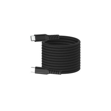 Câble USB-C/USB-C magnétique, USB2,0 - 20V/3A/60W, 2 mètres Noir