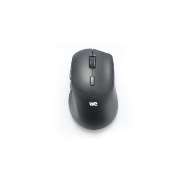 Souris WE sans-fil, double connexion BT V5.3 et 2.4GHz, DPI1600, Batterie rechargeable, Noir