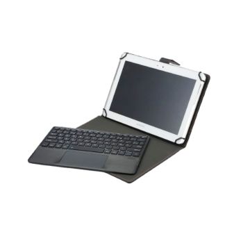 Etui tablette+ Clavier Bluetooth WE Etui Universel 12-13'' Compatible Android/iOS/Windows Noir-Gris