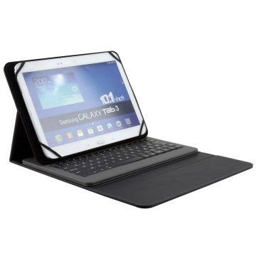 Etui tablette+ Clavier Bluetooth WE Etui Universel 9-11'' Compatible Android/iOS/Windows Noir-Gris