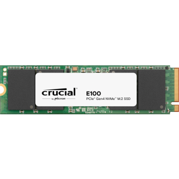 SSD Crucial interne 2To E100  - M.2 2280-PCIe 4.0 x4 (NVMe) Jusqu'à 5000 Mo/s CT2000E100SSD8