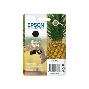 EPSON Cartouche Ananas encre 604 Noir 3,4ml