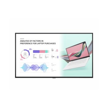 ECRAN LG 49'' LFD 16:9 24h/7j 3840x2160 8ms 500cd/m 3xHDMI DP DVI-D USB 2.0 RS232C RJ45 Audio IR webOS 6.0 / 49UH5J-H