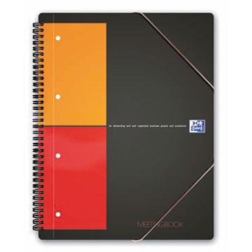 Oxford International Cahier spirale ORGANISERBOOK A4 Maxi 24x32cm 5x5 160 pages 5x5 