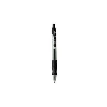 BIC Stylo bille gelocity original pointe moyenne 0,7mm encre gel retractable rechargeable coloris noir