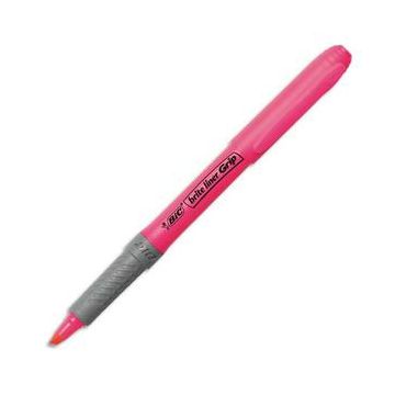Bic Surligneur Highlighter Grip rose