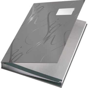 LEITZ Parapheur 18 compartiments gris