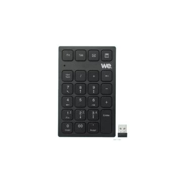 Pav&eacute; num&eacute;rique sans-fil WE, 2.GHz + BT, avec 2 touches multim&eacute;dia, 442x163x33mm, noir