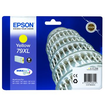 EPSON Cartouche Encre Tour de Pise 79XL Jaune 2 000 pages
