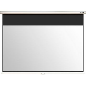 Acer Toile de projection Motorisée 100 (16:10), Plafond & Mur Mat Blanc, Télécommande