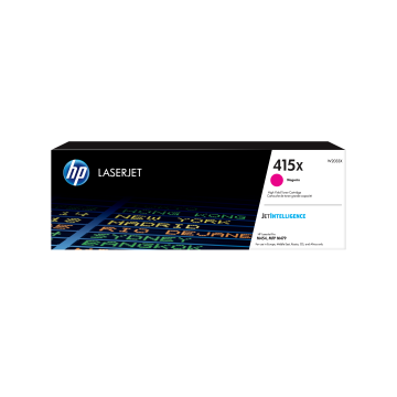 HP Cartouche Toner 415X Haute Capacité Magenta 6 000 pages
