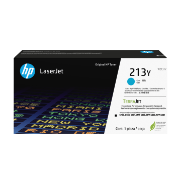 HP Cartouche Toner 213Y Cyan 12 000 pages