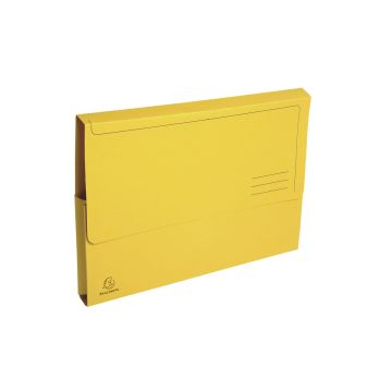 EXACOMPTA Paquet de 50 chemises poche coloris vifs Forever - 24,5x32,5cm - jaune