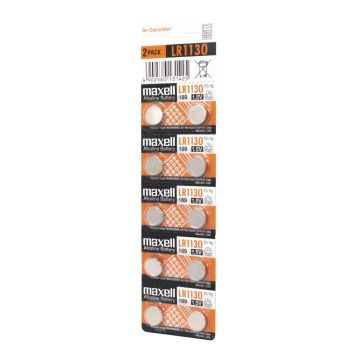 MAXELL Lot de 10 piles bouton LR1130